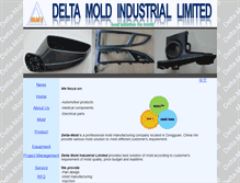 Tablet Screenshot of delta-mold.com